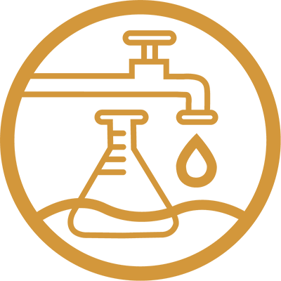 Icon: Trinkwasserhygiene – Risikoabschätzung